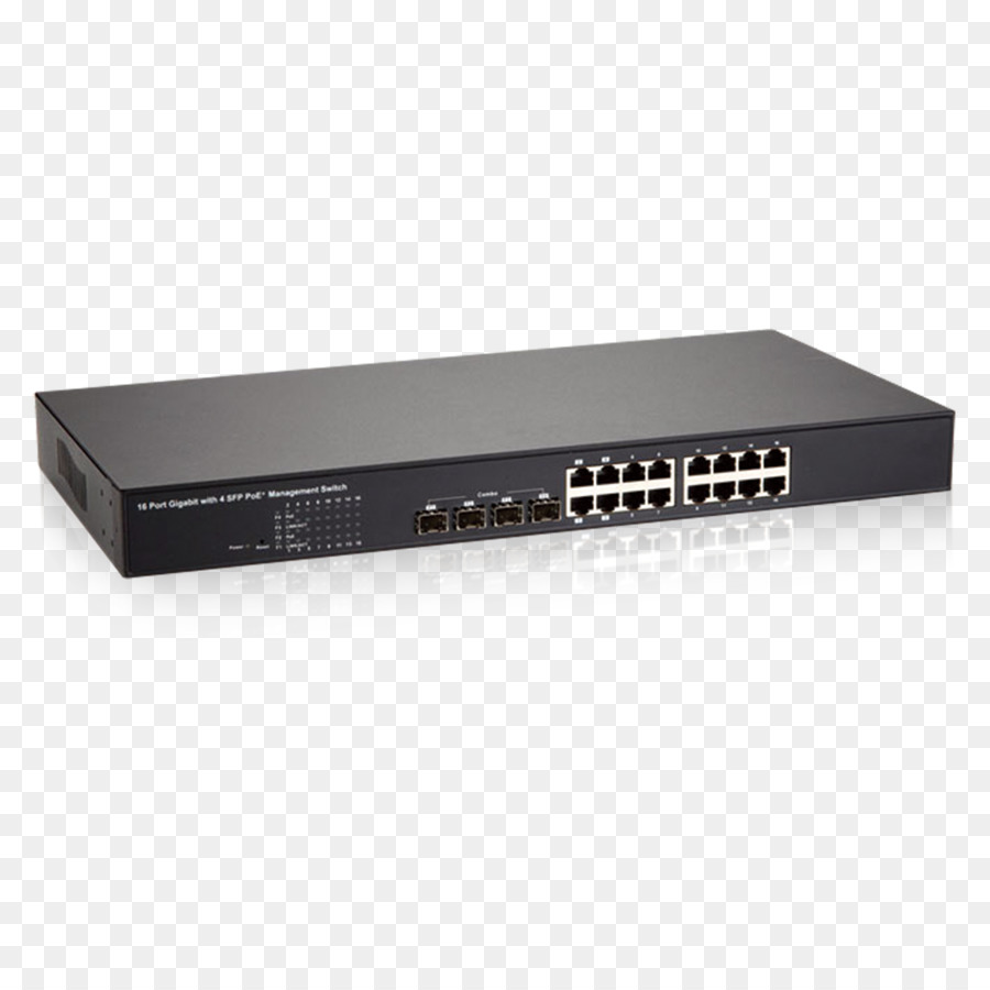 Switch di rete Power over Ethernet 10 Gigabit Ethernet rack da 19 pollici - ieee 8023u