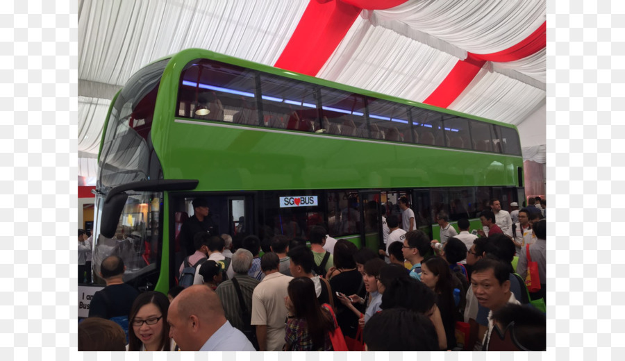 Öffentliche Verkehrsmittel-Bus-PKW-Singapur - Bus