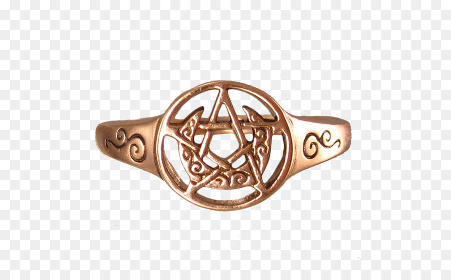 Wicca Pentagramm Pentacle Ehering - Ring