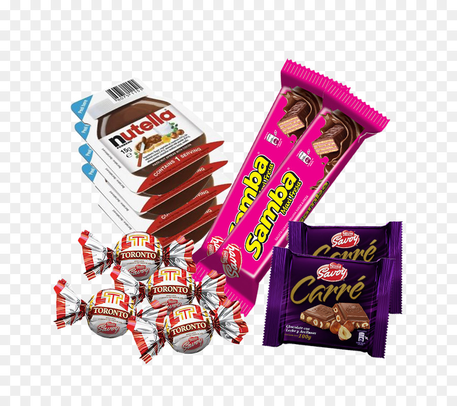 Süßigkeiten Schokolade-Blast-Haselnuss-Schokolade verteilt - Süßigkeiten