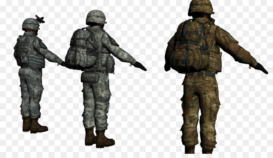 Soldato in uniforme Militare Esercito Uniforme da Combattimento Universale Camouflage Pattern di Fanteria - soldato