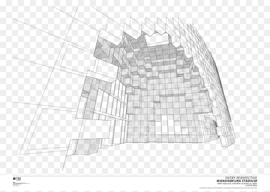 Architektur Zeichnung Wanangkura Stadion-Port Hedland - Peter margittai Architects LLC