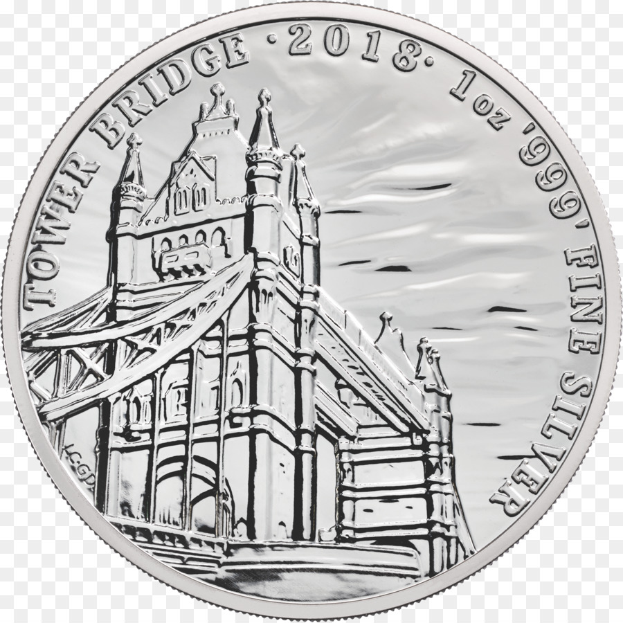 Tower Bridge, Big Ben Royal Mint Bullion coin Silber Münze - Big Ben