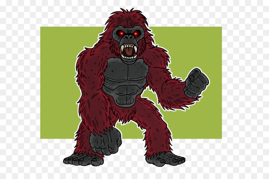 Gorilla Nguyên Cơn Thịnh Nộ Vẽ Tạo - Con khỉ đột