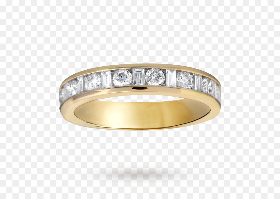 Anello di nozze di Diamante d'Argento - anello di nozze