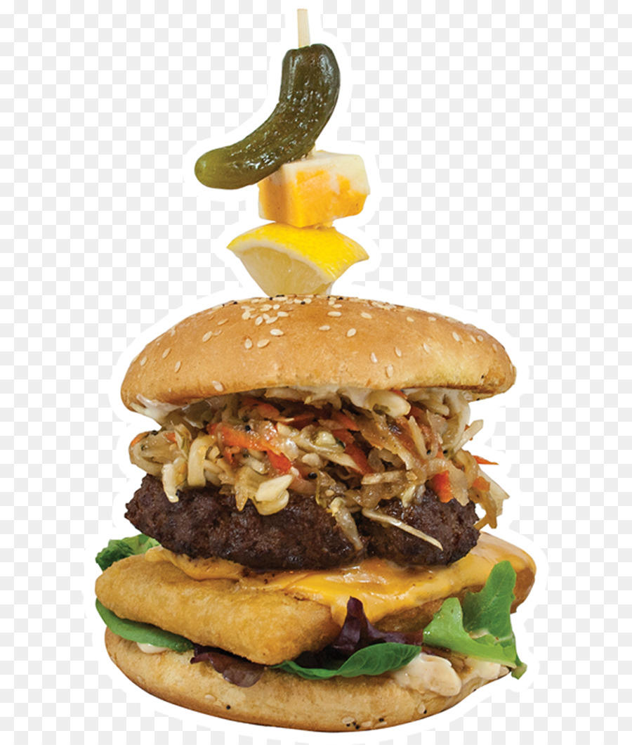 Hamburger al cheeseburger Hamburger al bufalo Slider Hamburger vegetariano - cibo spazzatura