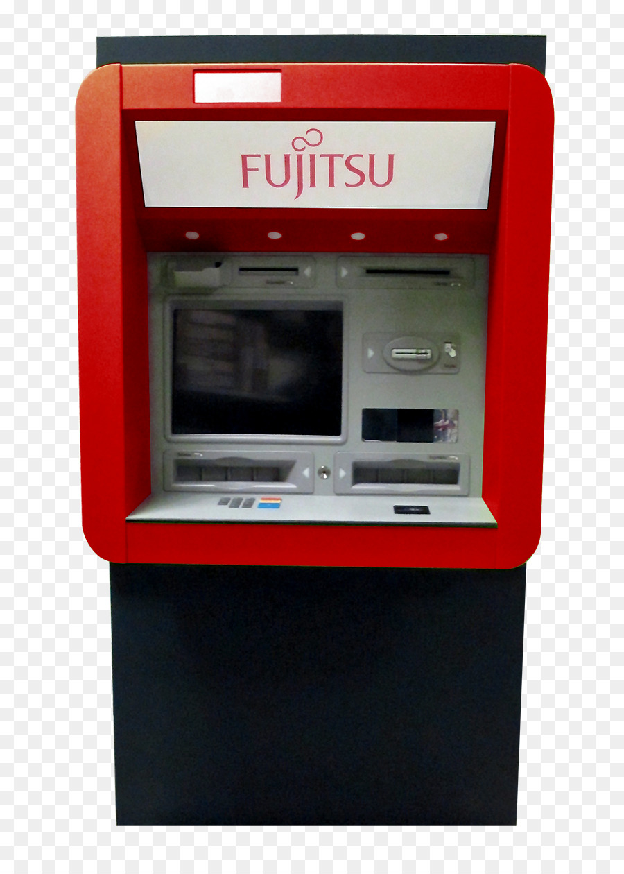 Automatisierte Erzähler-Maschine Kassierer Roten Link Geld - Bank