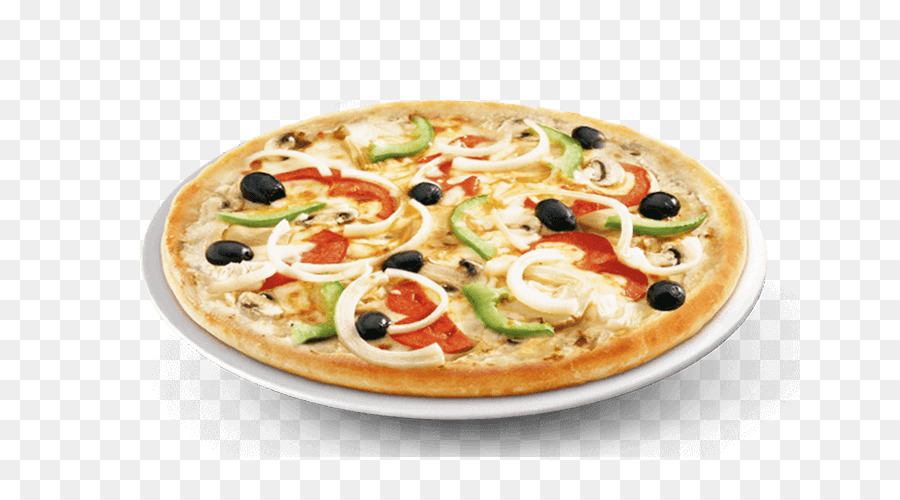 Pizza-Lieferung-Schinken Tomate-Mozzarella - Pizza