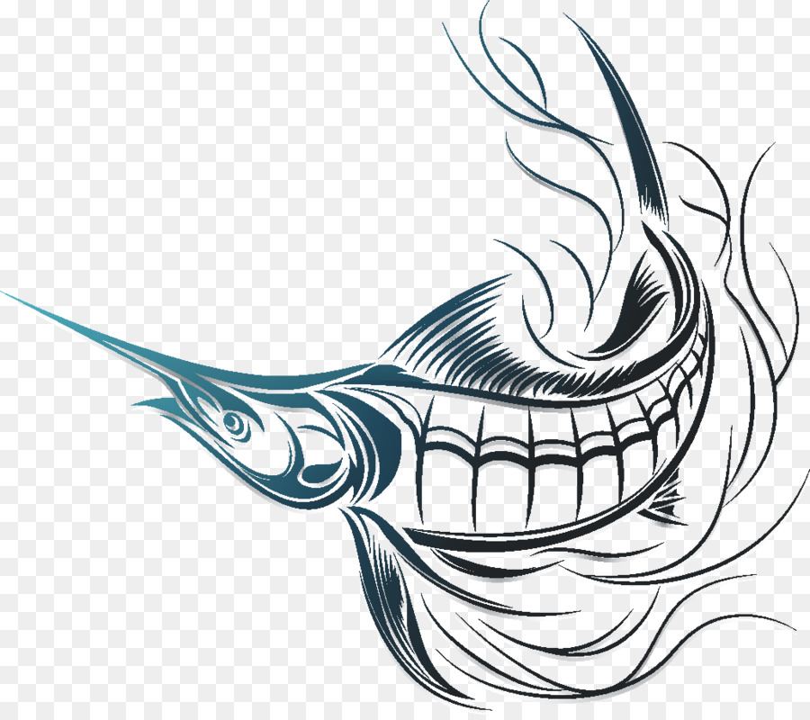 Cá kiếm Vẽ Clip nghệ thuật - Thiết kế