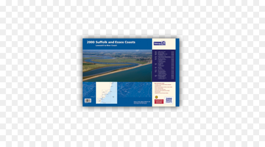 Seekarte der Küste Suffolk Essex - Flut pack