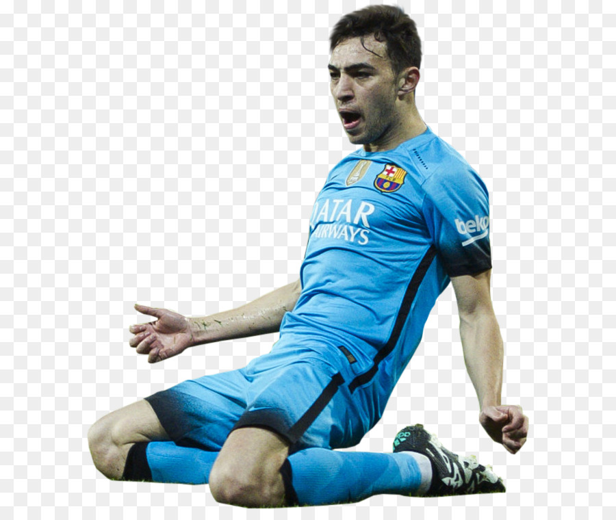Munir El Haddadi von FC Barcelona Fußball Jersey Fußball Spieler - FC Barcelona