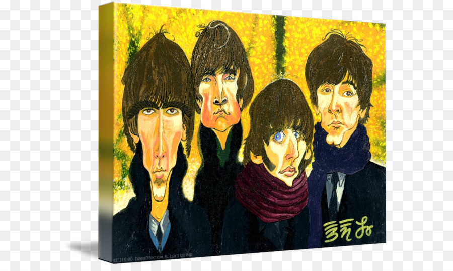 I Beatles All'Ed Sullivan Show Manifesto Della Pittura - pittura