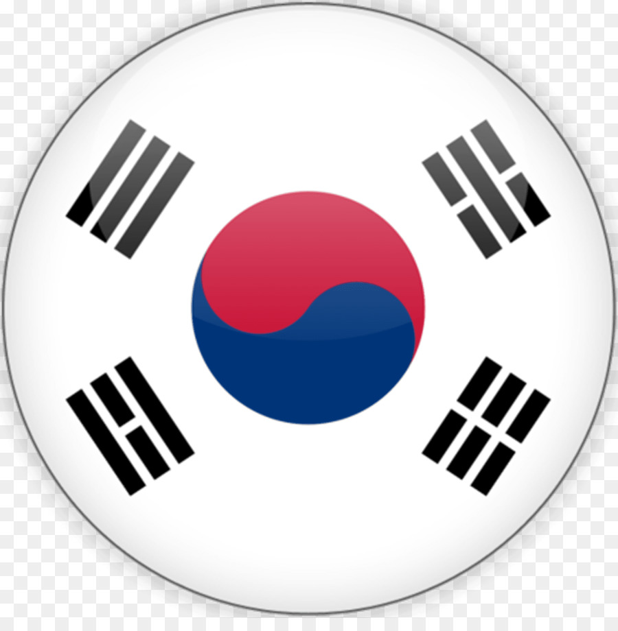 Bandiera della Corea del Sud fotografia di Stock Bandiera del Sud Africa - bandiera