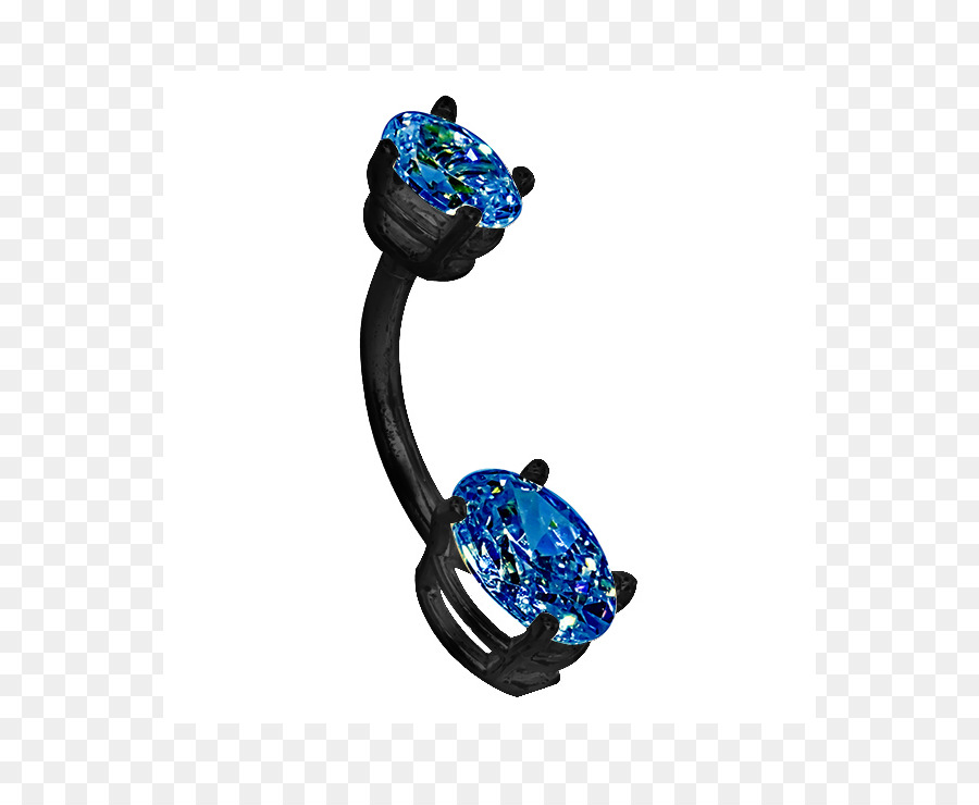 Sapphire xỏ lỗ Rốn Ring - sapphire