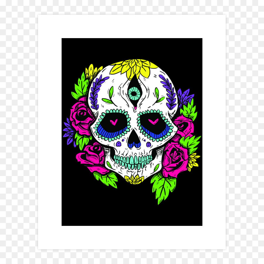 La Calavera Catrina T-shirt Skull Tag der Toten - T Shirt