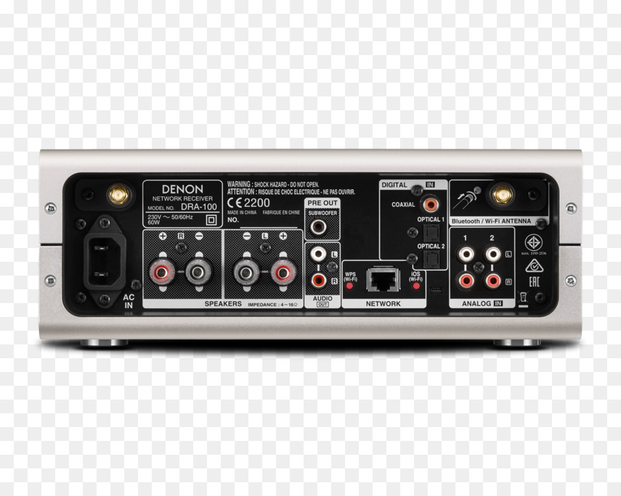 AV receiver Denon DRA-100 Audio Endstufe Radio receiver - Lückenlose Wiedergabe