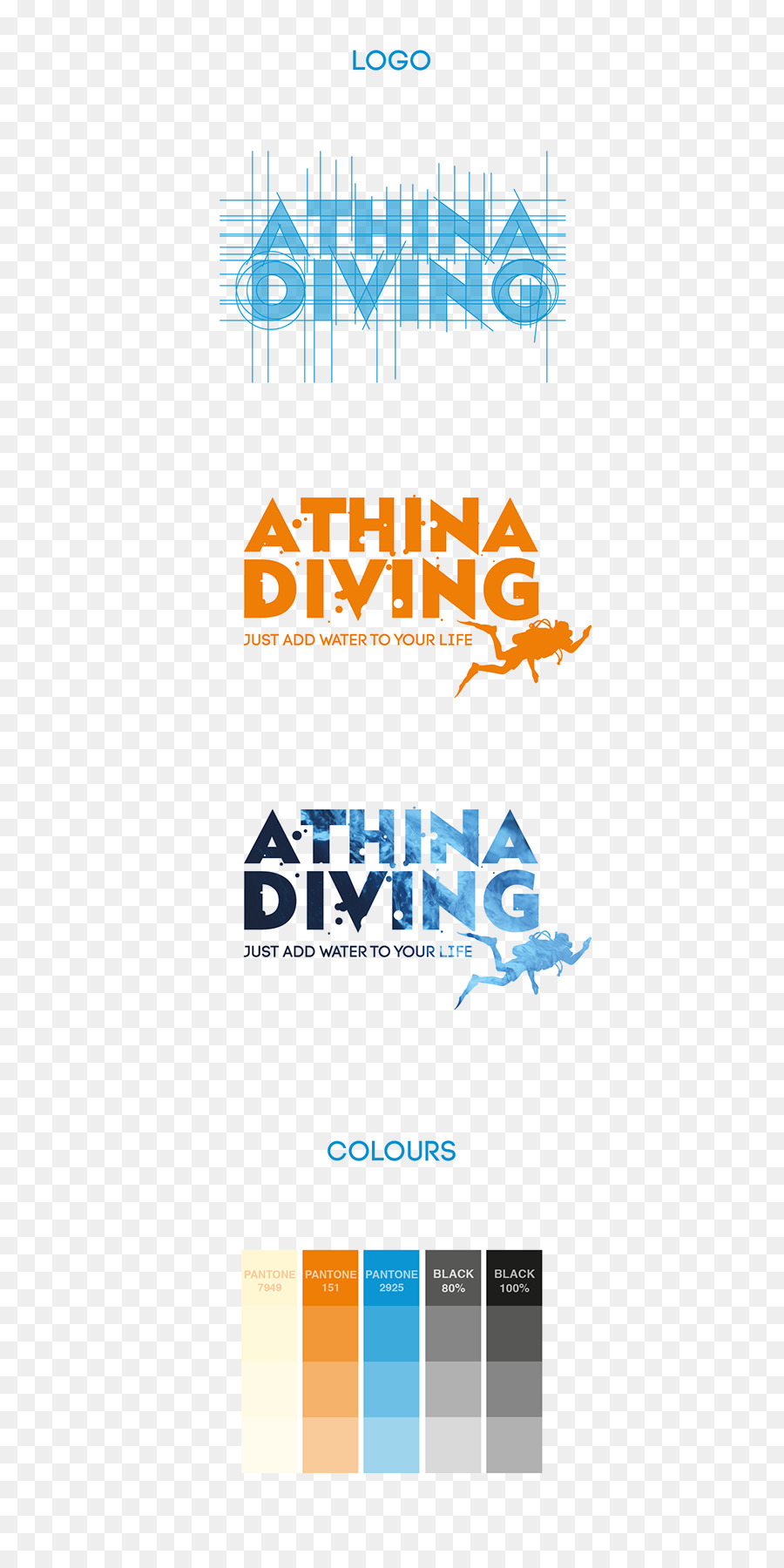 Logo adesivo immersioni Subacquee immersioni - altri