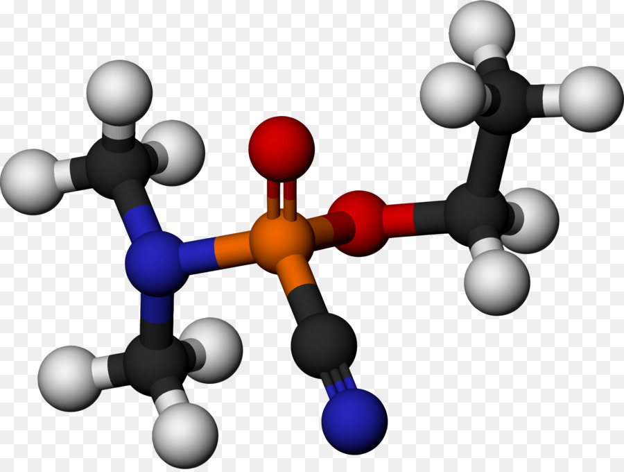 Cyclosarin agente nervino Tabun Soman - molecola vettore