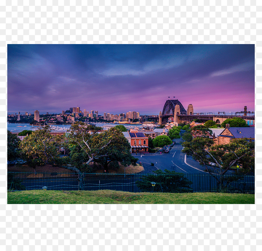 Stadt von Sydney Observatory Hill Leinwand drucken Landschaftsfotografie Landschaftsmalerei - Malerei