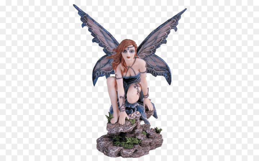 La Fata dai Capelli turchini Figurina Fata Statua - Fata