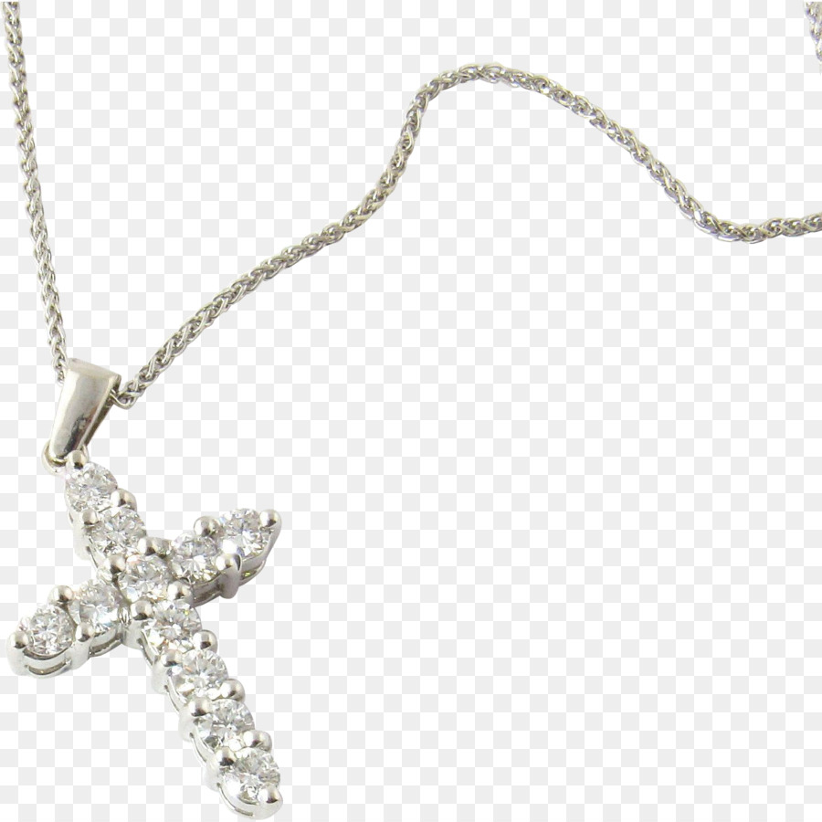 Charms & Anhänger-Silber-Halskette Körper Schmuck - Silber