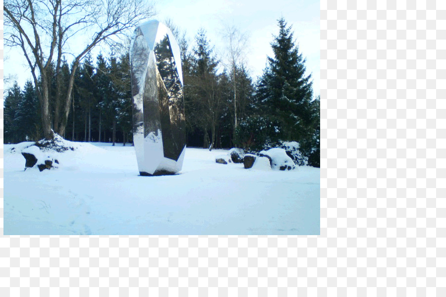 La scultura dell'Artista di Installazione di arte Specchio Speculum - la roccia gigante