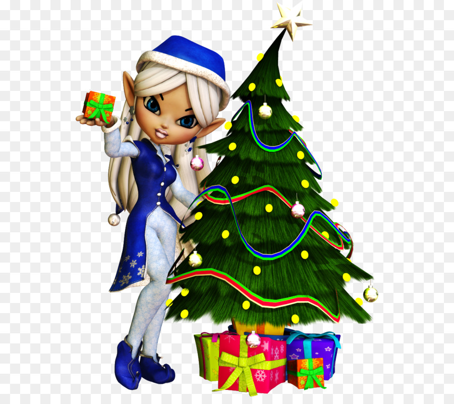 Elfo di natale albero di Natale - elfo