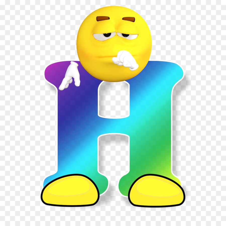 Smiley Alphabet Emoticon Emoji-Brief - Smiley