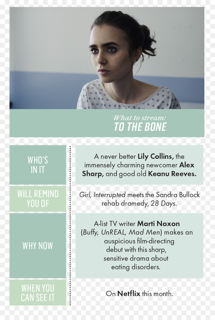 Lily Collins bis Auf die Knochen TV show Oscar party - Sutton Foster