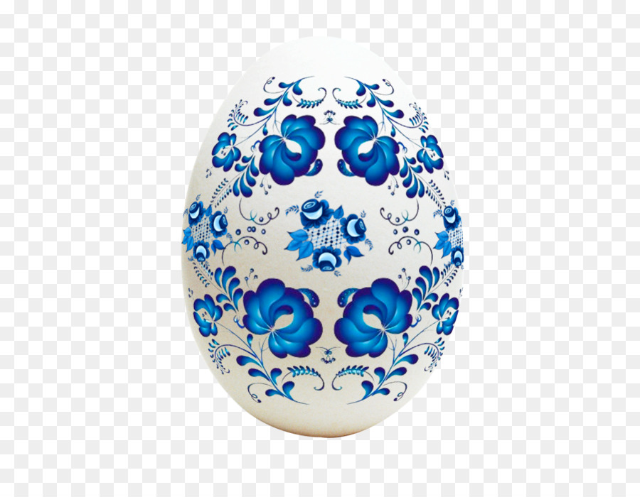 Gzhel Souvenir Matrjoschka-Puppe, Blaue und weiße Keramik Kobalt blau - andere