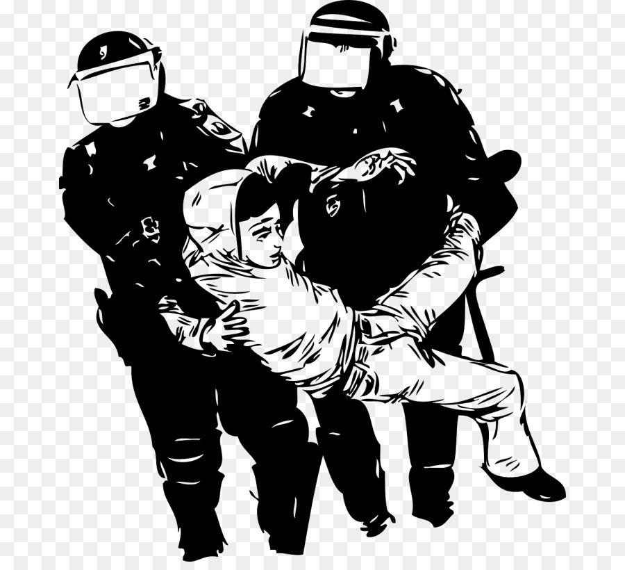 Die Brutalität der Polizei, Polizei-Fehlverhalten Polizist Baton - Polizei
