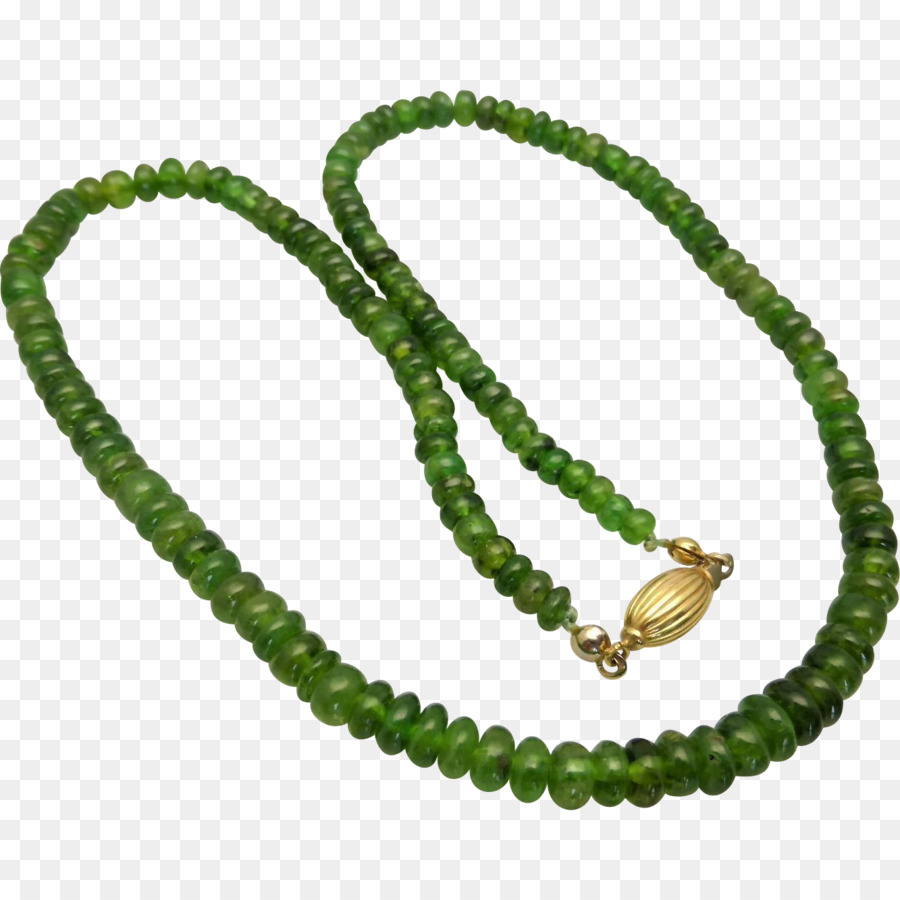 Jade-Perlen-Halskette Smaragd-Armband - Halskette