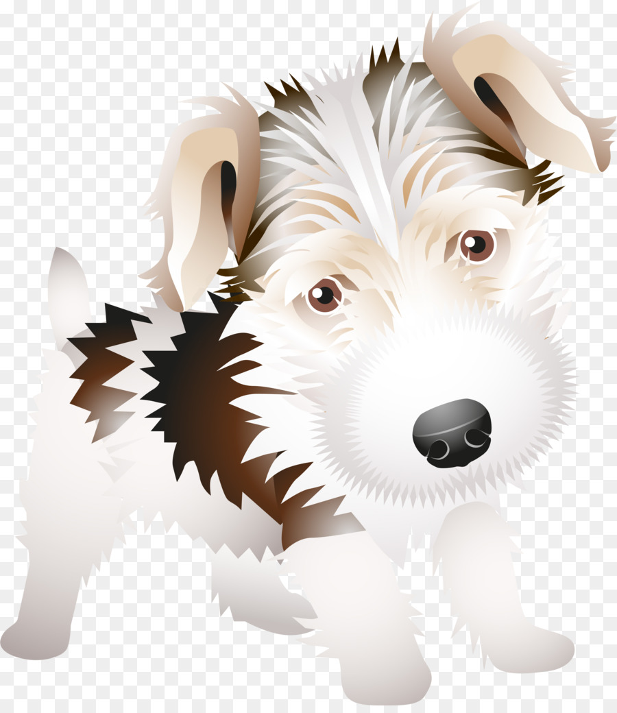 West Highland White Terrier in Filo di Capelli Fox Terrier, Scottish Terrier, Cucciolo, Cane di razza - cucciolo