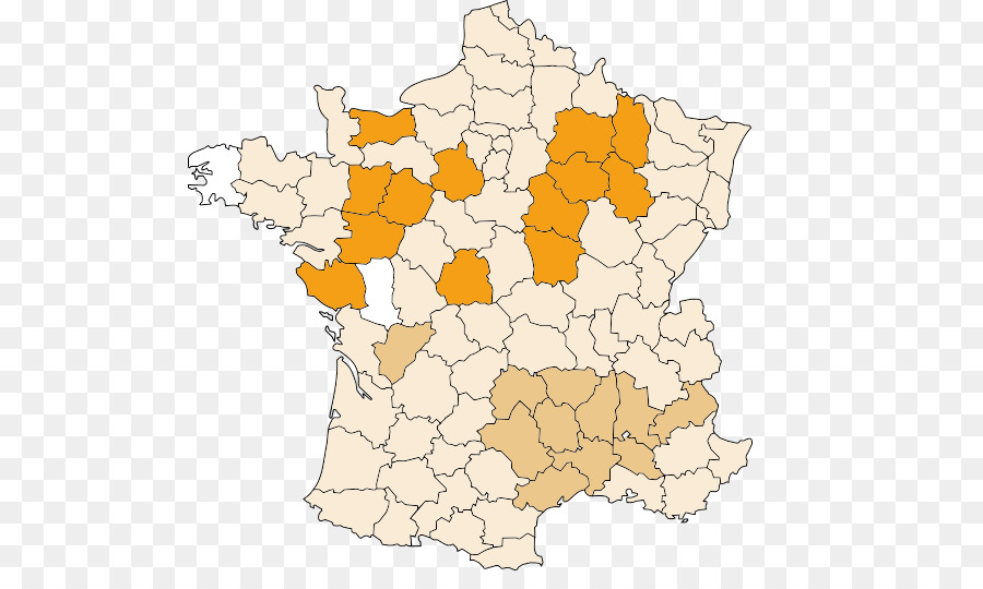 Dipartimenti della Francia Internazionale Kissing Day Mappa - Francia