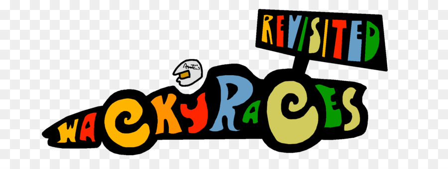 Logo Wacky Races progettazione Grafica Cartoon - altri