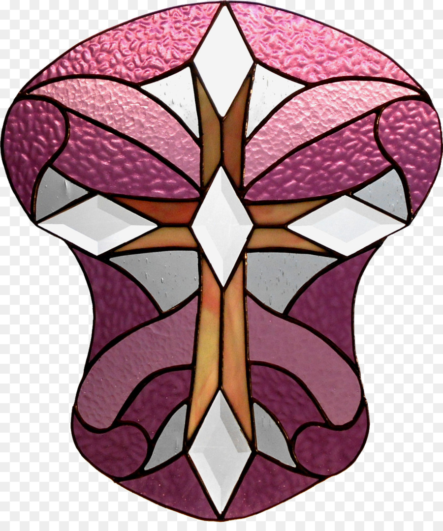 Glasmalerei-Kunst Symmetrie Muster - Glas