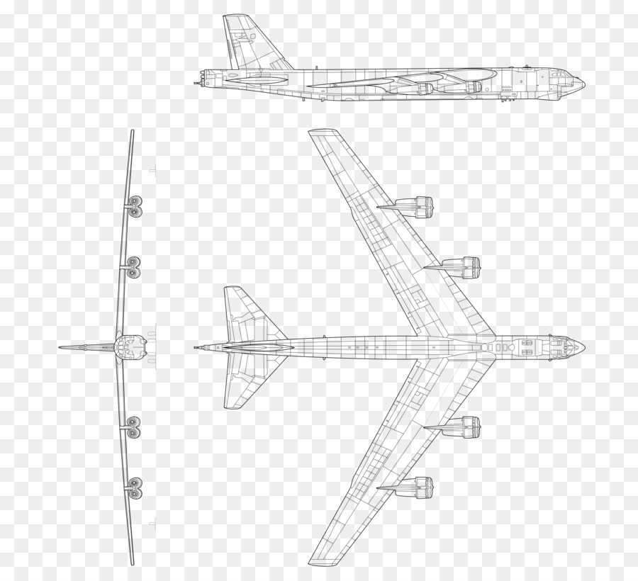Boeing B-52 Stratofortress ADM-20 di Quaglia bombardiere Strategico AGM-28 Hound Dog - aereo