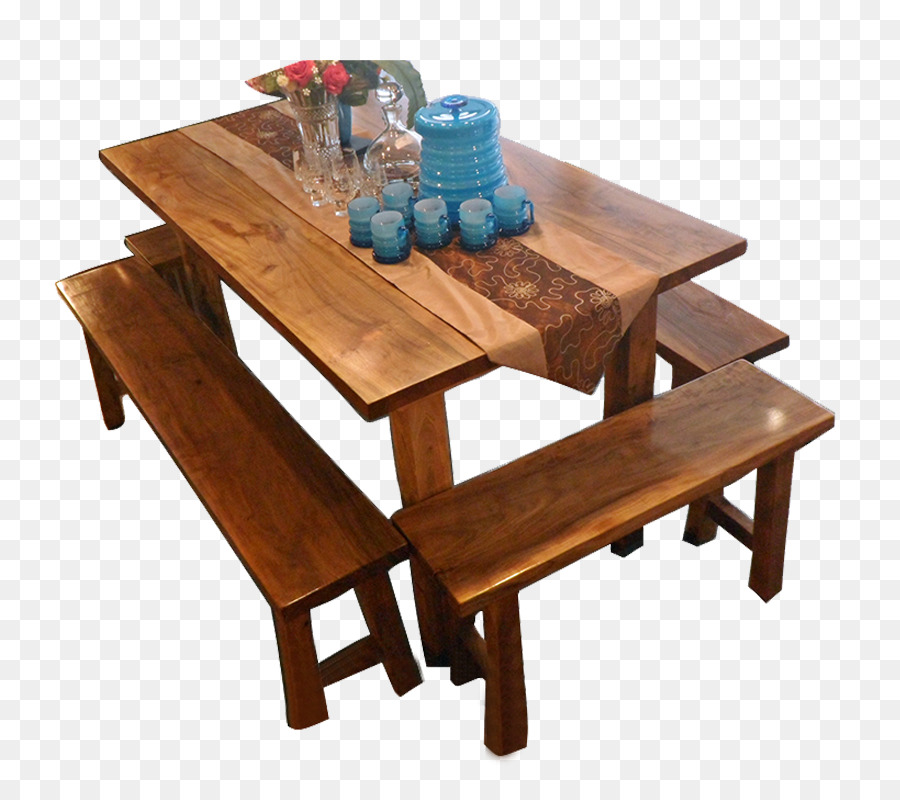 Tisch Möbel Esszimmer Holz Bank - Tabelle