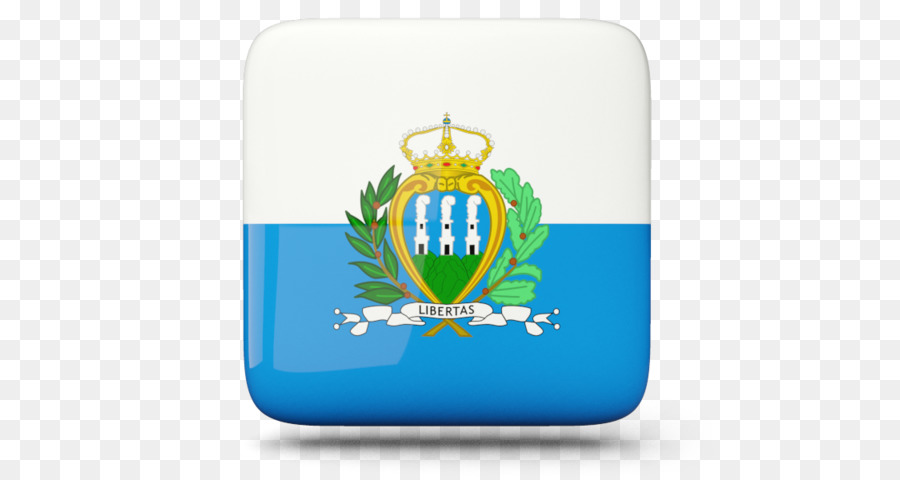 Flag of San Marino Nationalhymne der Republik - Flagge