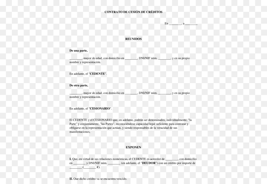 Document Contract Statute Credit Abtretung von rechten - Bank