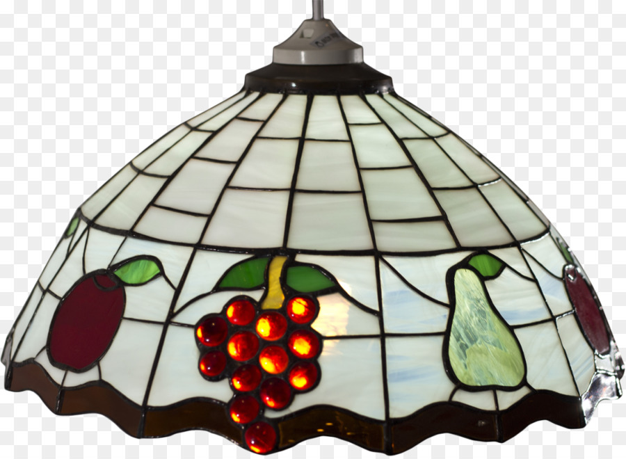 Buntglas-Fenster-Tisch-Lampe - Fenster