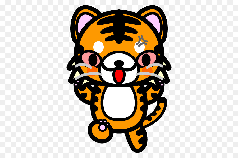 Tiger Cat Whiskers Clip-art - Tiger