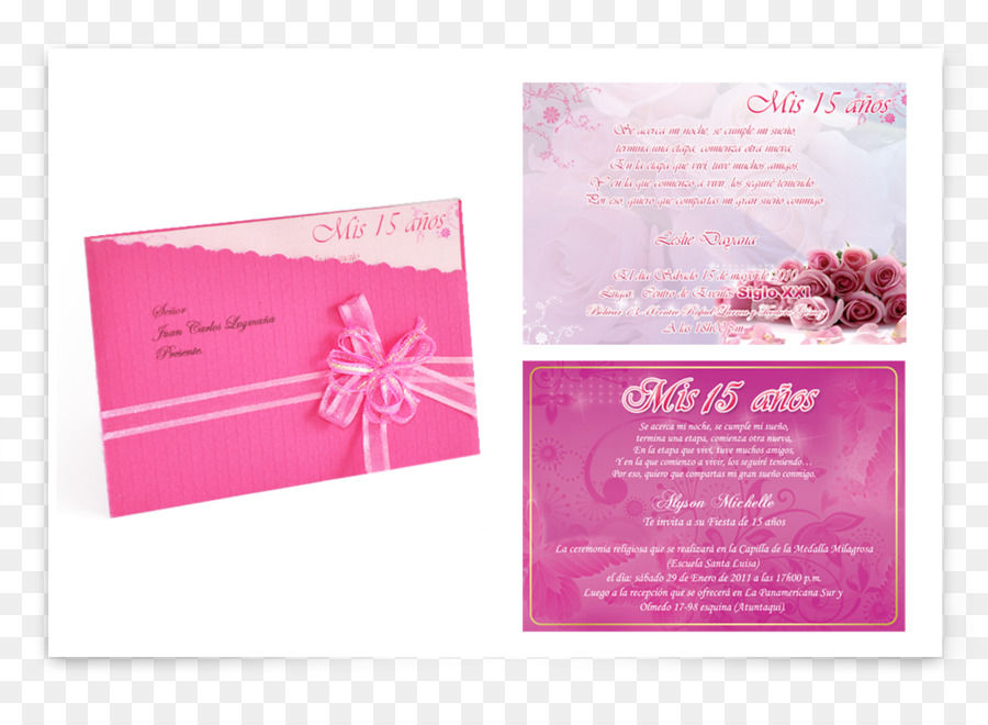 Wedding invitation Festlichkeit Graphic design Quinceanera - Einladungen Einladungen