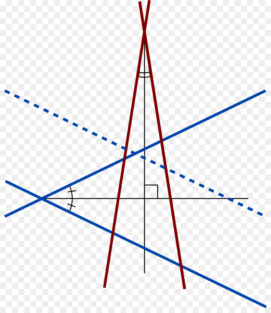 Antiparallel Dreieck, Linie, Mathematik - Dreieck