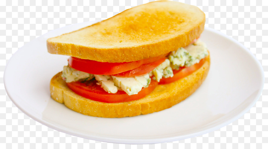 Frühstück sandwich Vegetarische Küche, Fast-food-Lachs-burger Hamburger - Käse toast