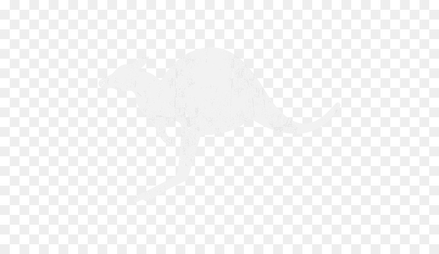 Canguro Silhouette Coda Nero Bianco - canguro
