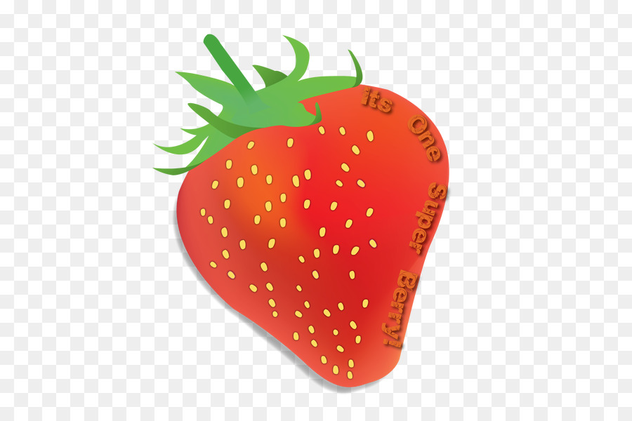 Erdbeer-Schriftart - Erdbeere