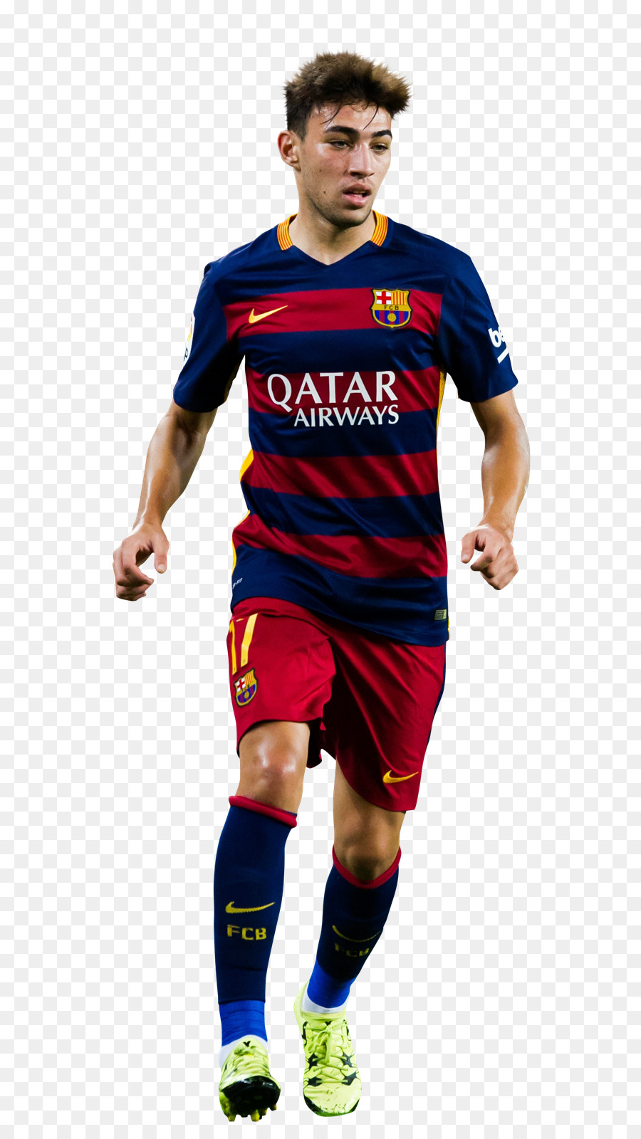 Munir El Haddadi Soccer player FC Barcelona 2015 16 Saison Valencia CF - FC Barcelona
