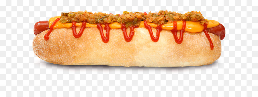 Chili dog Hot dog Baguette di pane all'Aglio cibo Spazzatura - tex mex