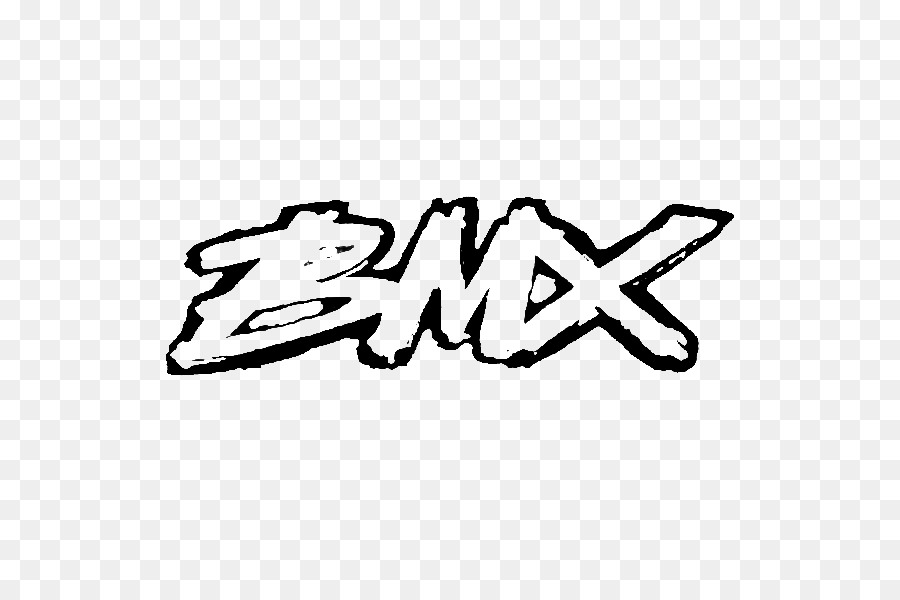 Schwarz und weiß-Logo BMX - andere